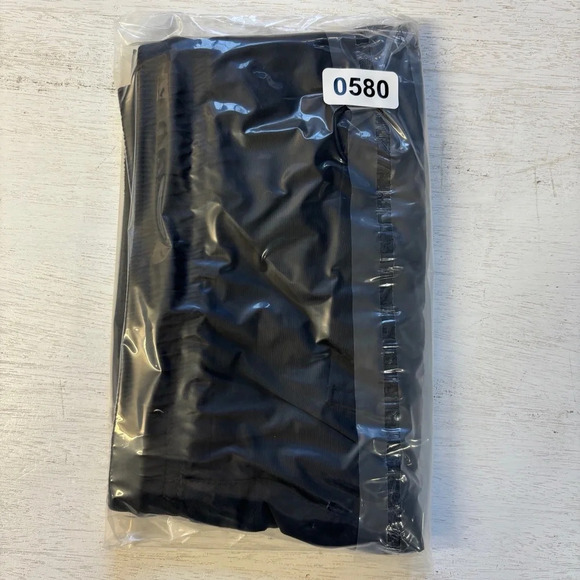 Pacsun Pacific Sunwear Los Angeles Swim Trunk L Black Simple Minimalist Mesh - Picture 7 of 7